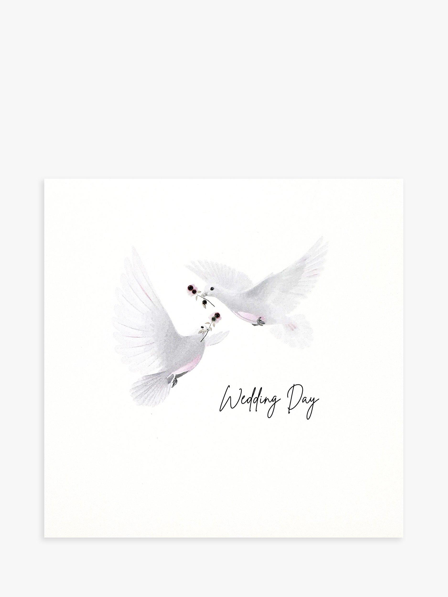 Five Dollar Shake Dove Wedding Card