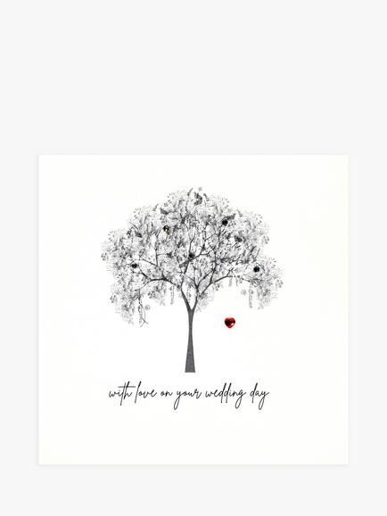 Five Dollar Shake Tree Wedding Card, 