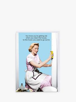 Cath Tate Cards Clean The House Blank Greeting Card, 