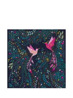 Sara Miller Hummingbirds Blank Greeting Card, Multi