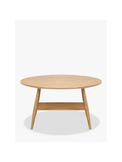 ercol for John Lewis Shalstone Coffee Table, Oak - view 2, Oak