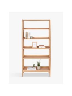 ercol for John Lewis Shalstone Shelving Unit, Oak - view 2, Oak