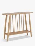ercol for John Lewis Shalstone Console Table, Oak