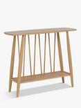 ercol for John Lewis Shalstone Console Table, Oak