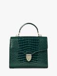 Aspinal of London Mayfair Croc Effect Leather Cross Body Bag