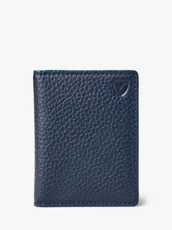Aspinal of London ID and Travel Card Holder - view 2, Navy