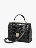 Aspinal of London Mayfair Croc Effect Leather Cross Body Bag