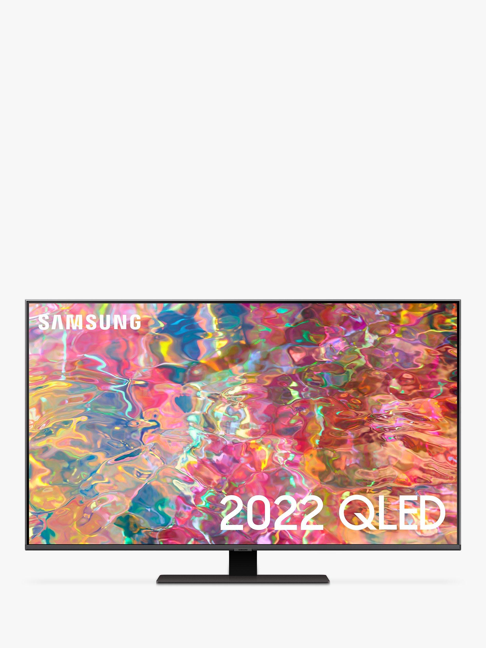 Samsung QE50Q80B (2022) QLED HDR 1000 4K Ultra HD Smart TV, 50 inch with TVPlus/Freesat HD & Dolby Atmos, Black