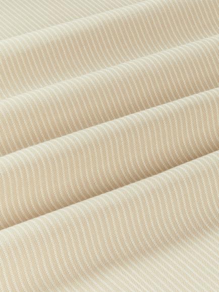 John Lewis Cotton Herringbone Stripe Furnishing Fabric - view 2, Butter
