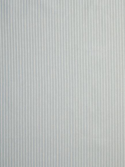 John Lewis Cotton Herringbone Stripe Furnishing Fabric, Blue Grey