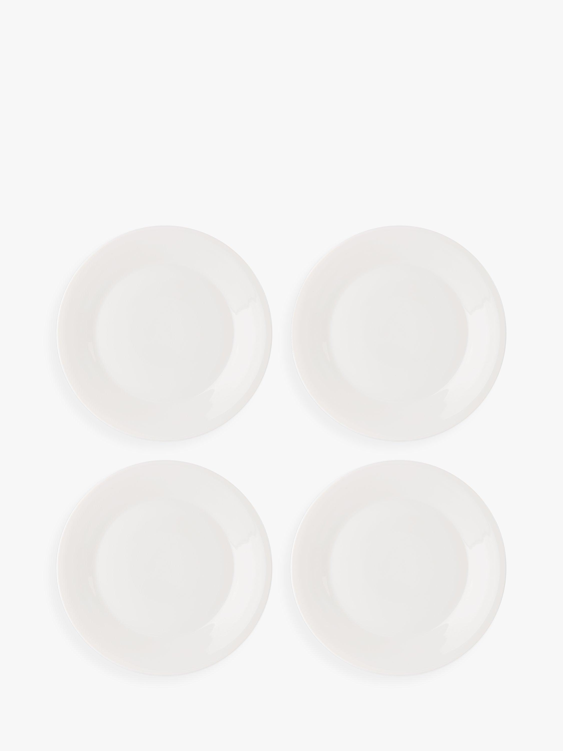 Royal Doulton 1815 Pure Porcelain Dinner Plate, 28cm, Set of 4, White