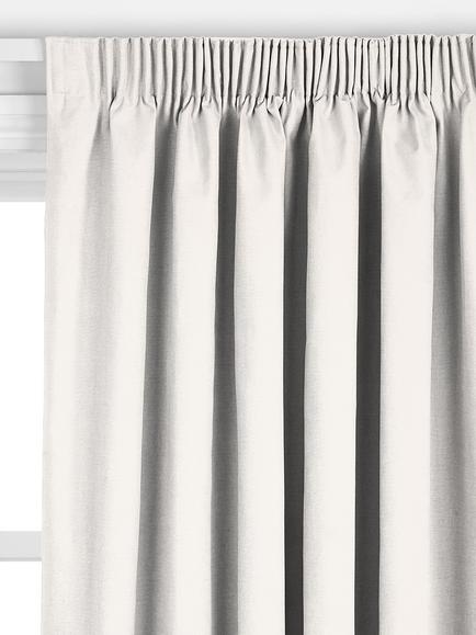 John Lewis Arlo Made to Measure Curtains or Roman Blind, Lily White - view 2, Lily White