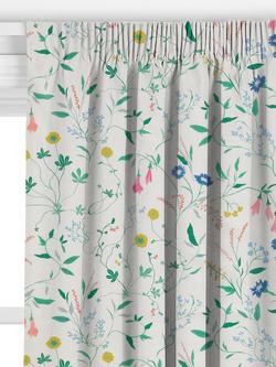 John Lewis Foxlease Made to Measure Curtains or Roman Blind, Multi - view 2, Multi