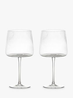 Anton Studio Designs Empire Gin Glasses, Set of 2, 700ml, Clear