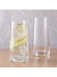 Anton Studio Designs Empire Highball Glasses, Set of 2, 550ml, Clear