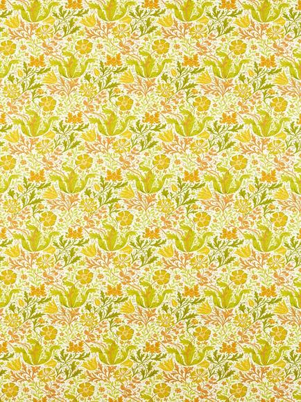 Morris & Co. Compton Made to Measure Curtains or Roman Blind, Summer Yellow, Summer Yellow