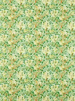 Morris & Co. Ben Pentreath Honeysuckle Made to Measure Curtains or Roman Blind, Sky/Burnt Orange, Sky/Burnt Orange