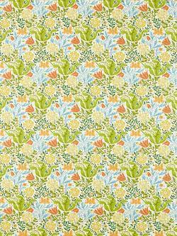 Morris & Co. Compton Made to Measure Curtains or Roman Blind, Spring, Spring