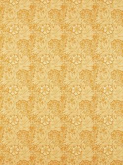 Morris & Co. Ben Pentreath Marigold Made to Measure Curtains or Roman Blind, Cream/Orange, Cream/Orange