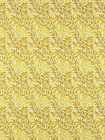 Morris & Co. Willow Boughs Made to Measure Curtains or Roman Blind, Summer Yellow, Summer Yellow
