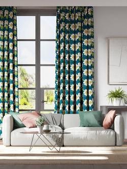 Harlequin Paeonia Furnishing Fabric - view 2, Azurite/Meadow/Nectar