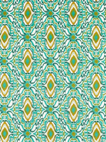 Harlequin Ixora Furnishing Fabric, Emerald/Palm/Chartreuse