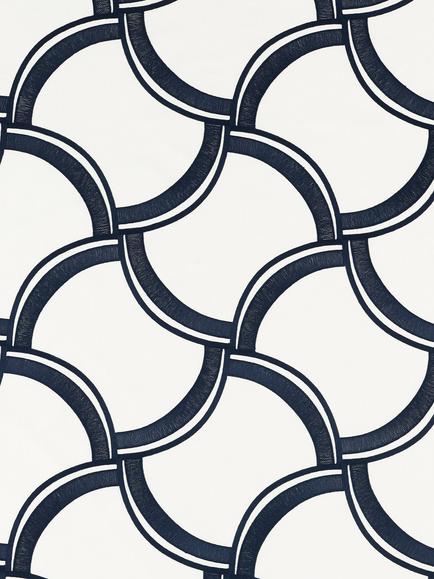 Harlequin Cognate Furnishing Fabric, Japanese Ink/Awakening