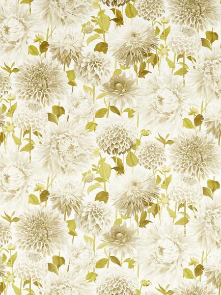 Harlequin Dahlia Furnishing Fabric, Fig Blossom/Nectar/Awakening
