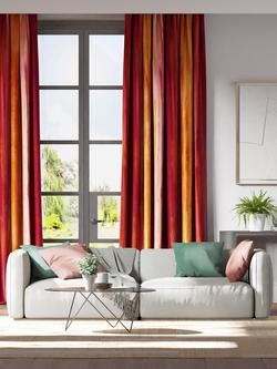 Harlequin Rewilded Furnishing Fabric - view 2, Fig/Pomegranate