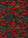 Harlequin Helianthus Furnishing Fabric, Vermillion/Harissa/Fig Leaf