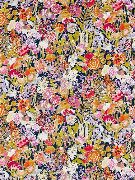 Harlequin Sanguine Furnishing Fabric, Pomegranate/Clementine/Peony/Blueberry, Pomegranate/Clem