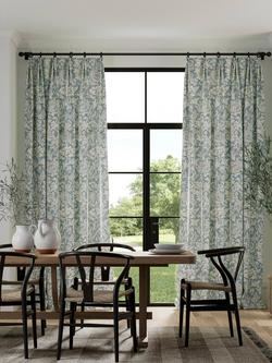 Morris & Co. Chrysanthemum Toile Furnishing Fabric - view 2, Slate