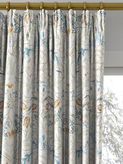 Morris & Co. Simply Severn Made to Measure Curtains or Roman Blind, Bayleaf/Annatto - view 2, Bayleaf/Annatto