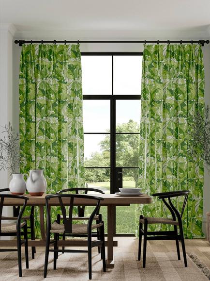 Morris & Co. Acanthus Furnishing Fabric - view 2, Leaf Green