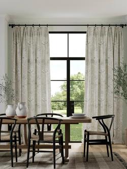 Morris & Co. Chrysanthemum Toile Furnishing Fabric - view 2, Cochineal Pink