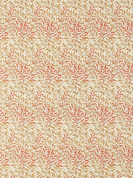 Morris & Co. Willow Boughs Made to Measure Curtains or Roman Blind, Russet/Ochre, Russet/Ochre