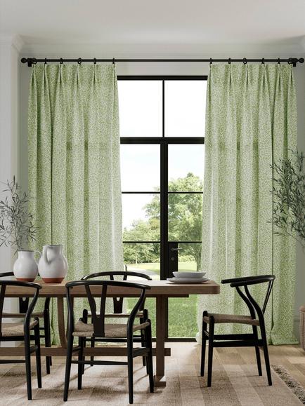 Morris & Co. Standen Furnishing Fabric - view 2, Leaf Green