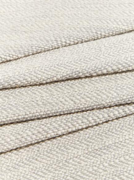 John Lewis Cotton Linen Slub Furnishing Fabric - view 2, Pale Grey