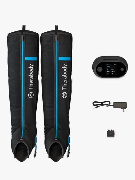 Therabody RecoveryAir Pro Pneumatic Compression Boots - view 2, Black
