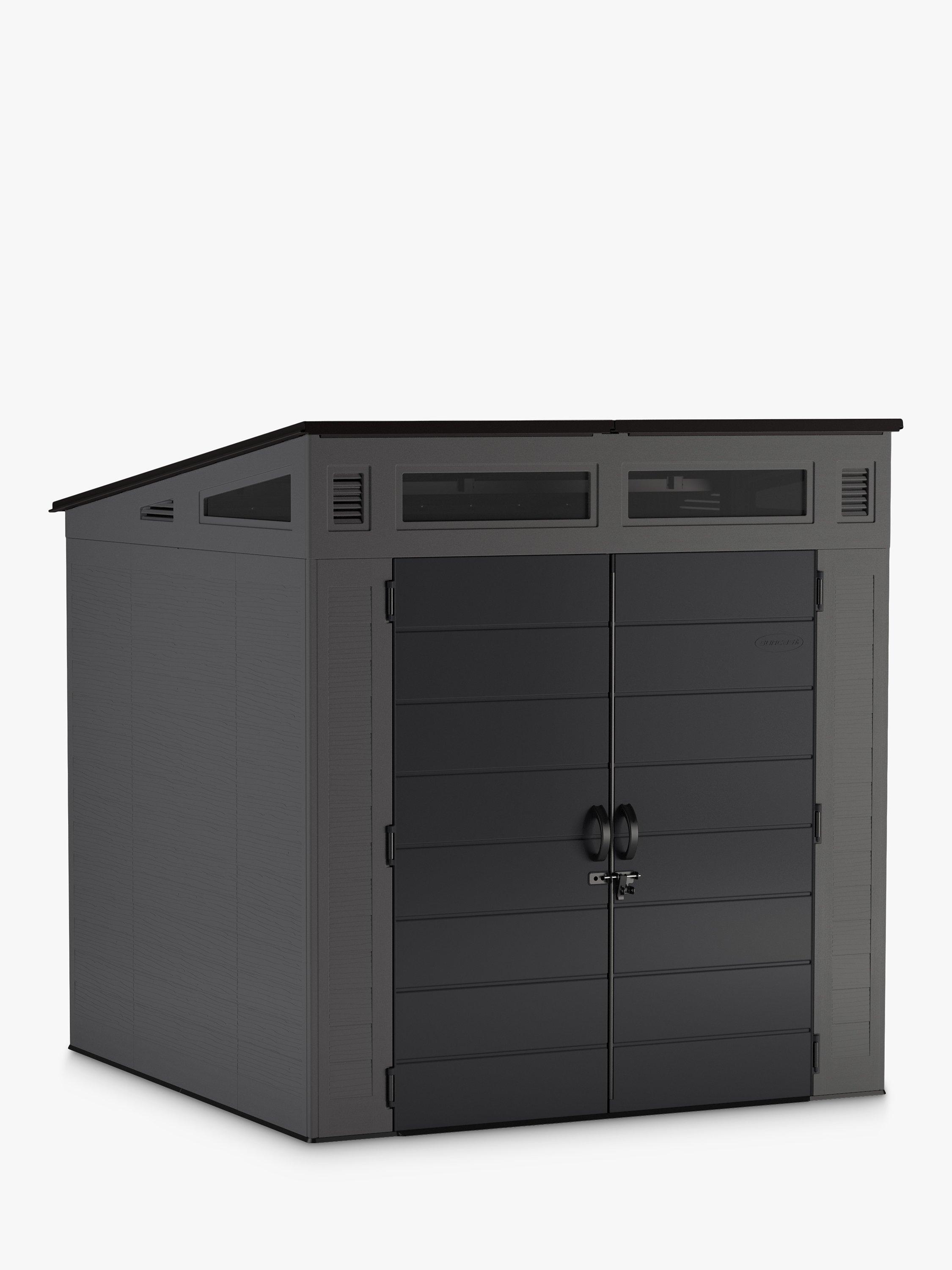 Suncast Modernist Storage Shed 2.1m x 2.1m, Grey