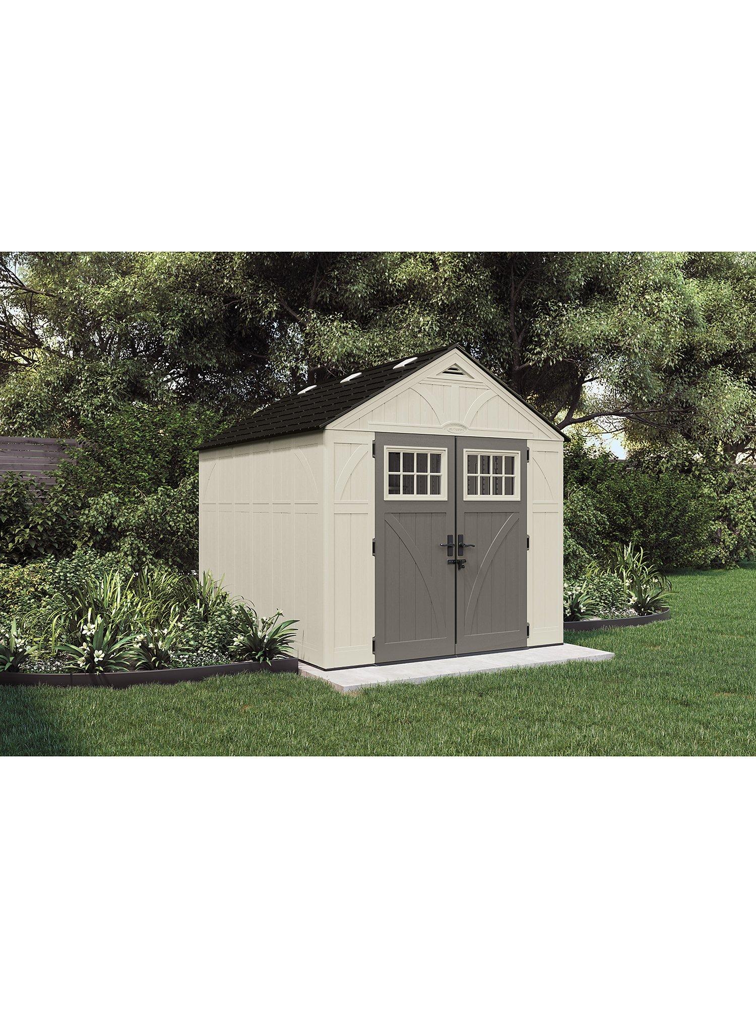 Suncast Tremont 3 Storage Shed, 8 x 10ft, Stone