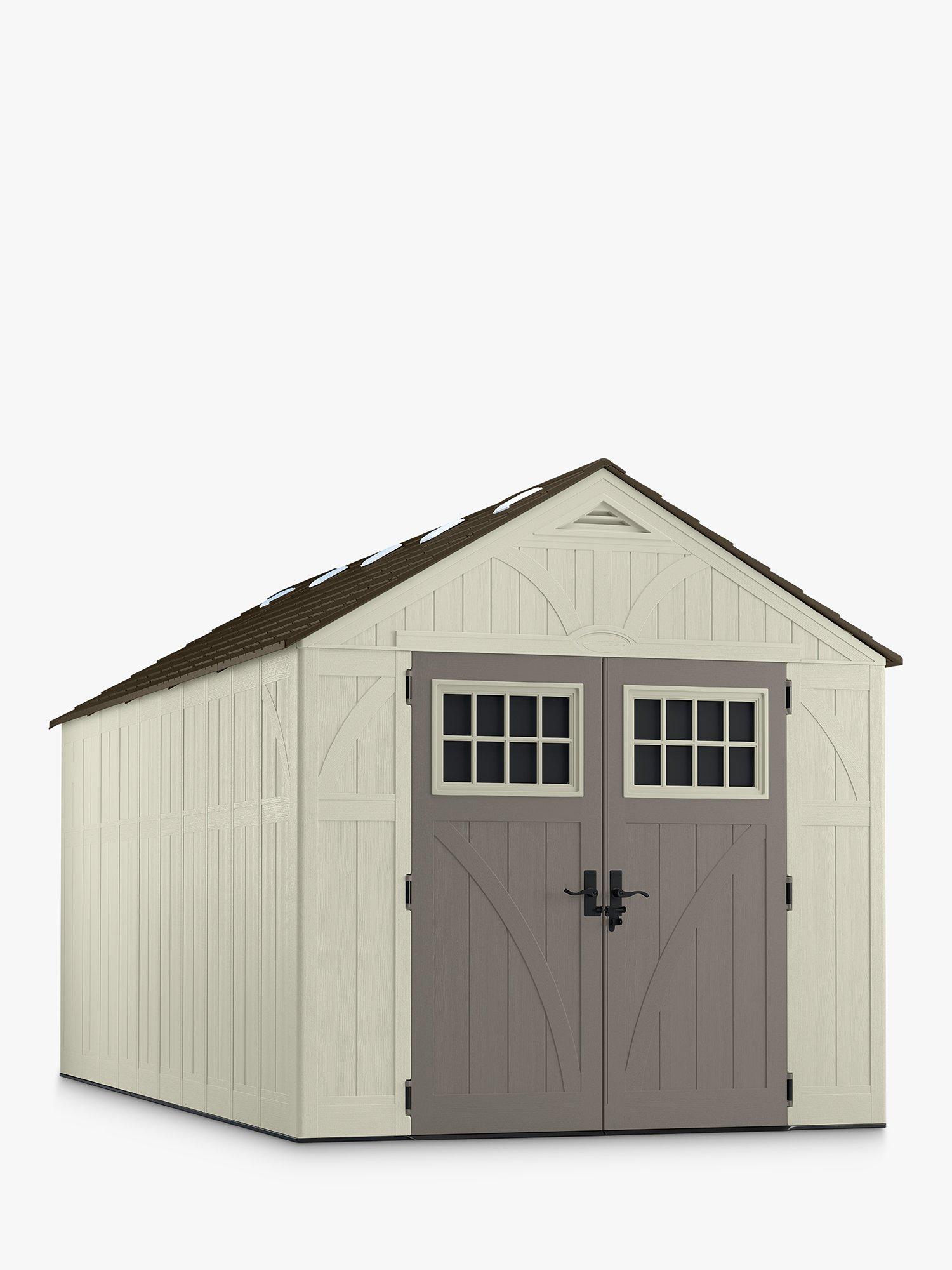 Suncast Tremont 1 Storage Shed, 8 x 16ft, Stone