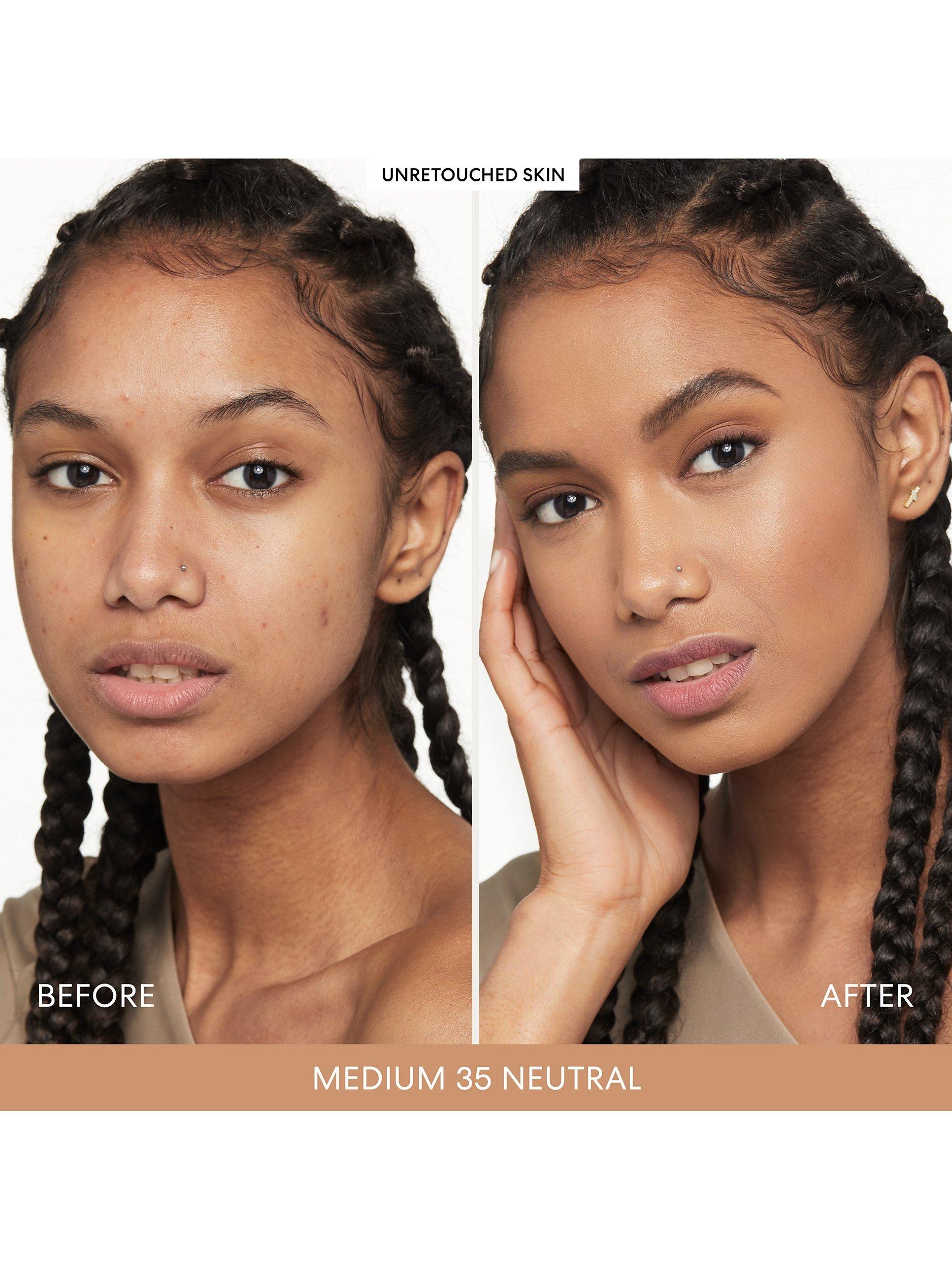Product image 2 of 8, which shows bareMinerals BAREPRO™ 16HR Skin-Perfecting Powder Foundation, Medium 35 Neutral