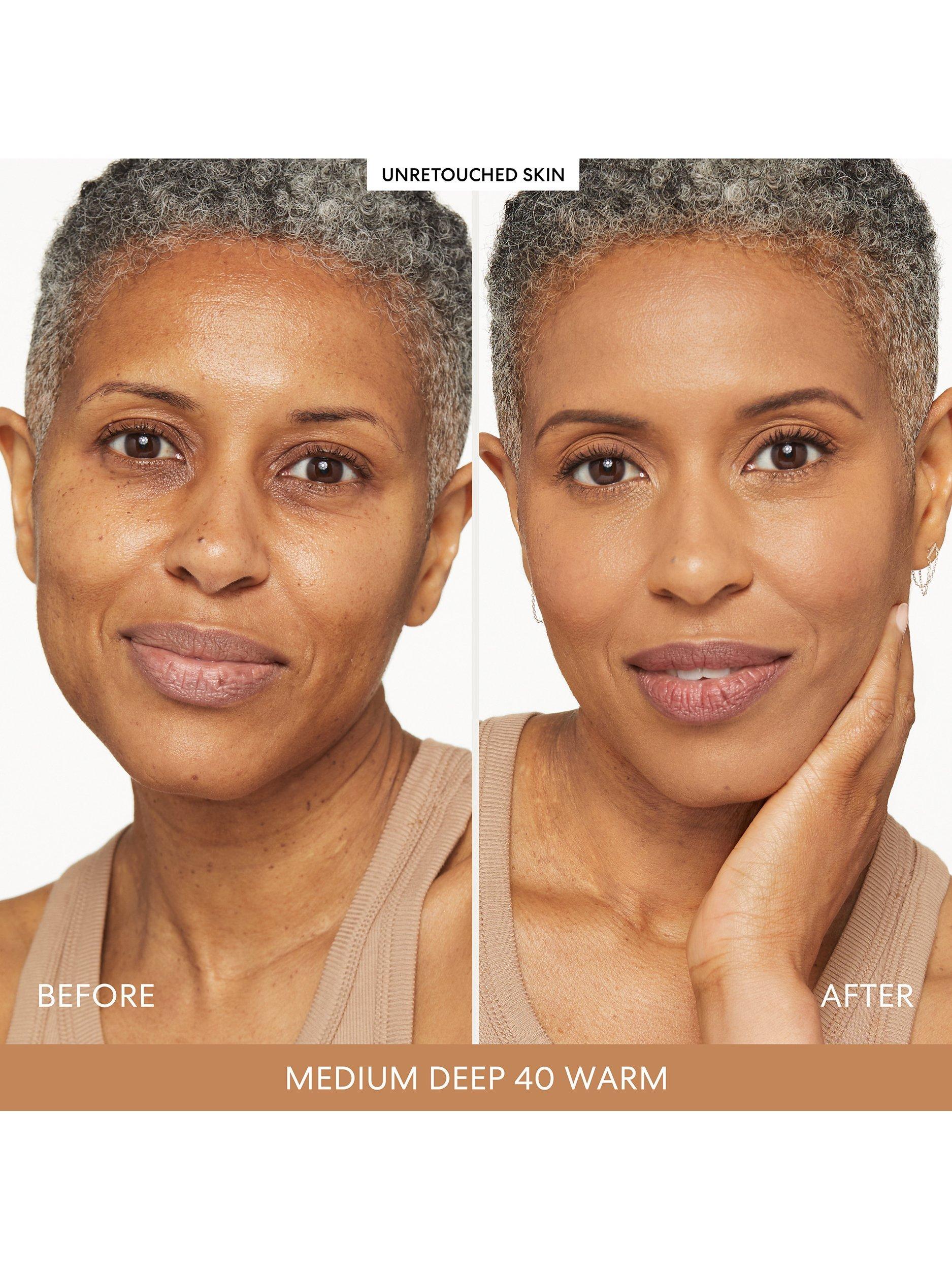 Product image 2 of 8, which shows bareMinerals BAREPRO™ 16HR Skin-Perfecting Powder Foundation, Medium Deep 40 Warm