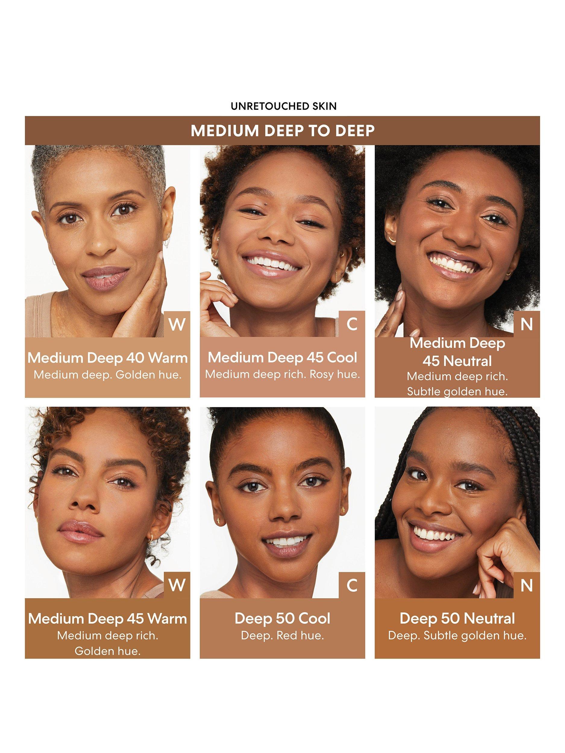 Product image 5 of 8, which shows bareMinerals BAREPRO™ 16HR Skin-Perfecting Powder Foundation, Medium Deep 40 Warm