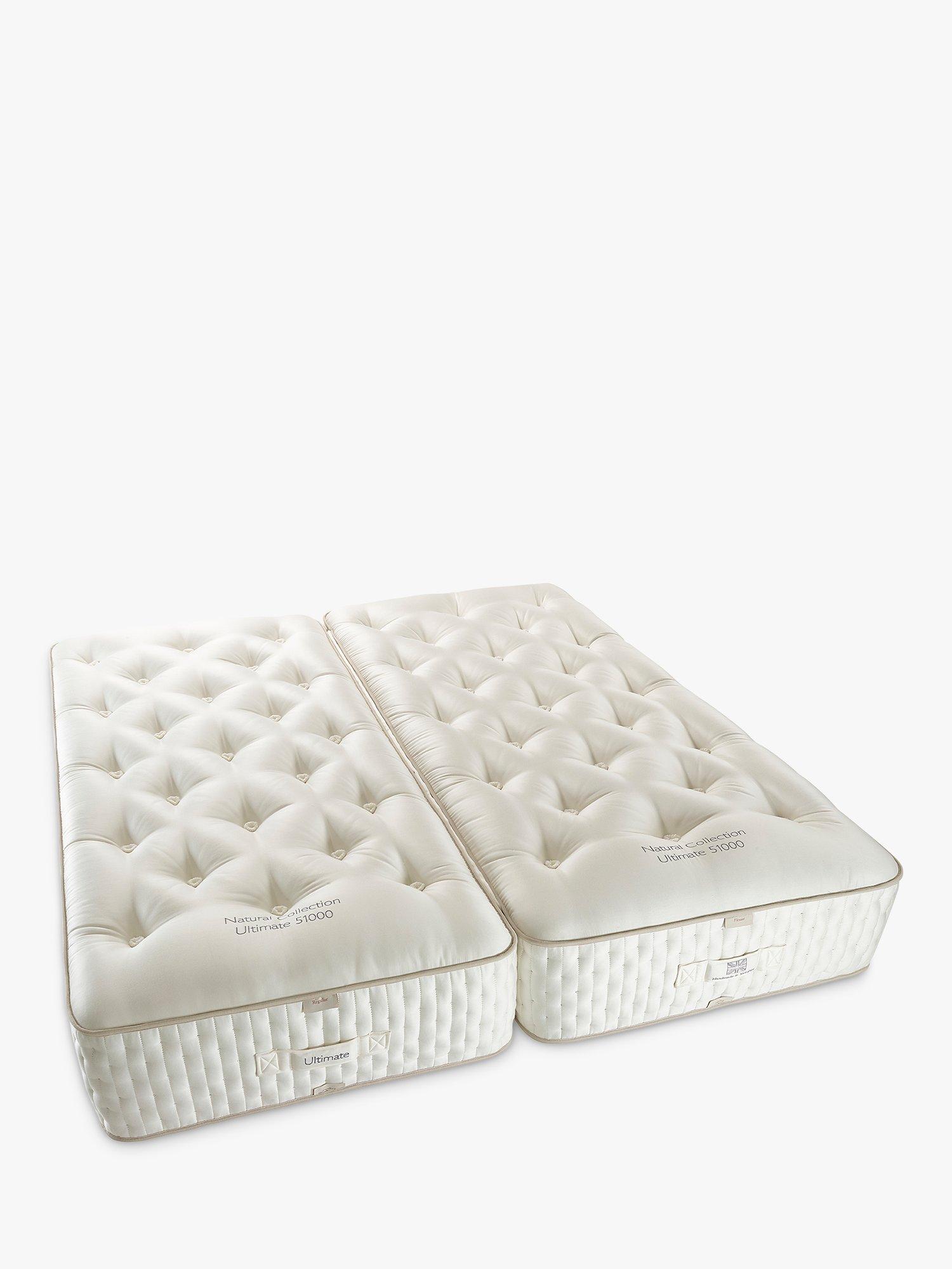 John Lewis Ultimate Natural Collection 51000, Emperor, Firmer Tension Pocket Spring Zip Link Mattress