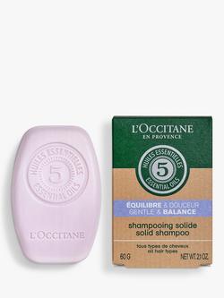 L'OCCITANE Gentle & Balance Solid Shampoo, 60g, 