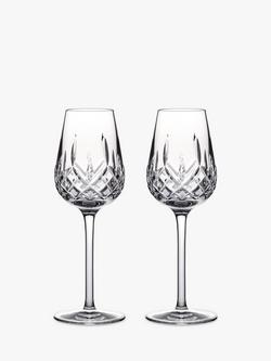 Waterford Crystal Lismore Cut Glass Cognac Tasting Glass, Set of 2, 310ml, Clear, Clear