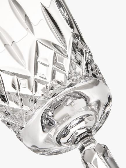 Waterford Crystal Lismore Cut Glass Medium Wine Glass, Set of 2, 390ml, Clear - view 2, Clear