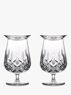 Waterford Crystal Lismore Cut Glass Rum Snifter & Tasting Cap, Set of 2, 250ml, Clear, Clear